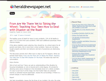 Tablet Screenshot of heraldnewspaper.net